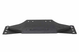 Fishbone Offroad 97-06 Jeep Wrangler TJ Winch Plate Steel - Black Textured Powdercoat Piranha Series - FB21052