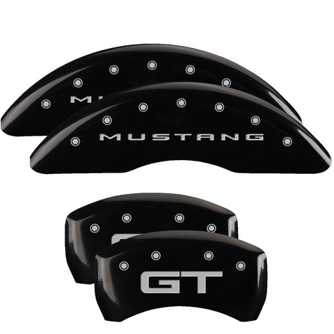 MGP Rear set 2 Caliper Covers Engraved Rear 2015/GT Yellow finish black ch - 10203R2MGYL
