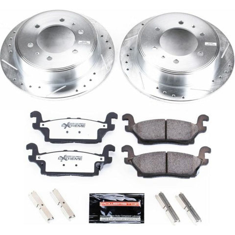 Power Stop 06-10 Hummer H3 Rear Z36 Truck & Tow Brake Kit - K3067-36