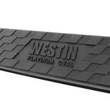 Westin 19-22 Chev/GMC Silverado/Sierra 1500 DC (No 2019 Ltd) Platinum 4 Oval Nerf Step Bars - Blk - 21-4125