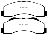EBC 15+ Ford Expedition 3.5 Twin Turbo 2WD Yellowstuff Front Brake Pads - DP41855R