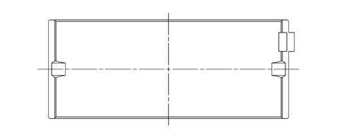 ACL Nissan L20/L24/L28 1998cc/2393cc/2753cc 6cyl 0.025 Oversized High Performance Main Bearing Set - 7M1172H-.025