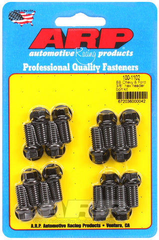 ARP Big Block Chevy & Ford 3/8in Hex Header Bolt Kit - 100-1102