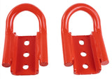Ford Racing 21-23 Bronco Rear Tow Hook Pair - Red - M-18954-BTHR