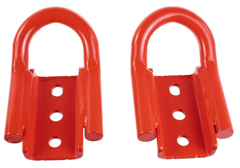 Ford Racing 21-23 Bronco Rear Tow Hook Pair - Red - M-18954-BTHR