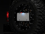 Raxiom 07-18 Jeep Wrangler JK Axial Series License Plate Bracket w/ LED Brake Light - J132759