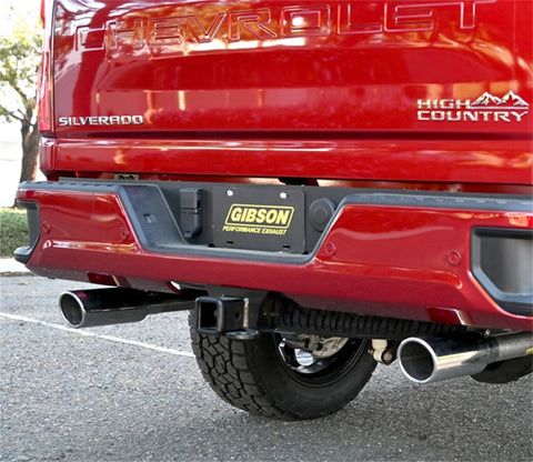 Gibson 20-22 Silverado/GMC Sierra 2500 HD 6.6L Crew Cab (Long Bed) Cat-Back Dual Split Exhaust - 65713