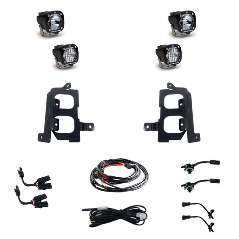 Baja Designs 2020+ GMC 2500/3500 Fog Pocket Kit - 447849