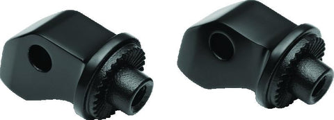 Kuryakyn Splined Front Peg Adapter 15-20 Scout Satin Black - 8893