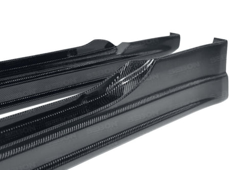 Seibon 02-08 Nissan 350Z CW Carbon Fiber Side Skirts - SS0205NS350-CW