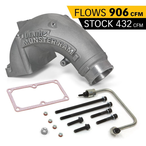 Banks Power 07.5-17 Ram 2500/3500 6.7L Diesel Monster-Ram Intake System w/Fuel Line 3.5in Natural - 42788