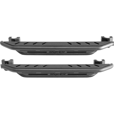Westin/Snyper 07-17 Jeep Wrangler Triple Tube Rock Rail Steps - Textured Black - 42-6005