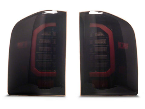Raxiom 07-14 Chevrolet Silverado 1500 Axial Series LED Tail Lights- Blk Housing (Smoked Lens) - S150366