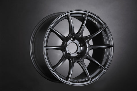 SSR GTX01 18x7.5 5x100 48mm Offset Flat Black Wheel - XA18750+4805CMB
