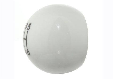 Ford Racing 15-19 Ford Mustang EcoBoost / GT w/ 6-Speed Manual Transmission Bullitt White Shift Knob - M-7213-M8B