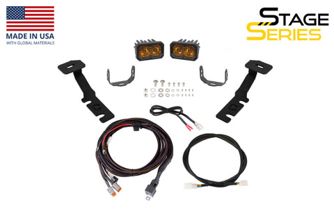 Diode Dynamics 19-25 Toyota RAV4 Stage Series Ditch Light Bracket Kit - DD8802