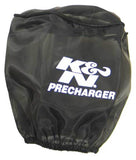 K&N Precharger Air Filter Wrap Round Straight Black 5in ID x 5in H - RU-2430PK