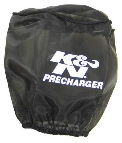 K&N Precharger Air Filter Wrap Round Straight Black 5in ID x 5in H - RU-2430PK