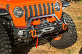 Rugged Ridge 18-22 Jeep Wrangler JL/JT Grille Arcus Front Bumper Stamped Steel Overrider Bar - 11549.07