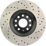 StopTech 05-06 Audi A4 Quattro/ 02-04 A6 Quattro / 99-02 S4 Front Right Slotted & Drilled Rotor - 127.33096R