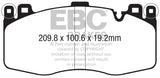 EBC 15-19 BMW X5M 4.4TT (F85) Redstuff Front Brake Pads - DP32370C