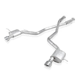 Stainless Works 2012-17 Jeep Grand Cherokee 6.4L Catback Chambered Mufflers X-Pipe - JEEP64CB-C