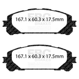 EBC 2020+ Toyota Highlander 2.5L Hybrid Ultimax Front Brake Pads - UD2304