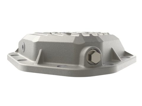 aFe 19-25 GM Trucks Front Diff Cover - Raw w/ Machined Fins - 46-71430A