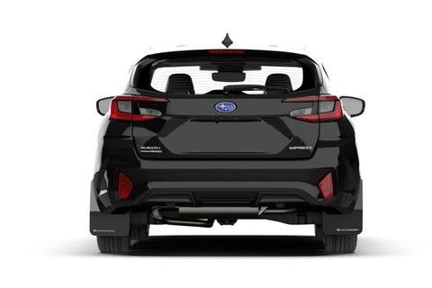 Rally Armor 24-26 Subaru Impreza Black UR Mud Flap w/ Red Logo - MF105-UR-BLK-RD