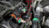 J&L 2021.5-2024 Ford Bronco 2.3L EcoBoost Oil Separator 3.0 Passenger Side - Clear Anodized - 3075P-C