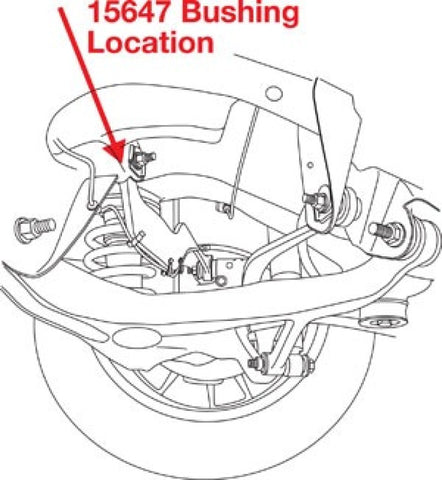 SPC Performance 07-17 GMC Acadia Rear UCA xAxis Sealed Flex Joint Bushing - 15647