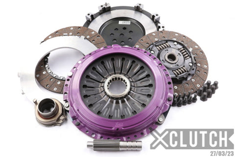 XClutch 1997 Mitsubishi Lancer EVO IV 2.0L 10.5in Twin Sprung Organic Clutch Kit - XKMI23522-2A