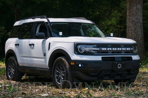 Diode Dynamics 2021 Ford Bronco Sport SS3 LED Ditch Light Kit - Pro White Combo - DD7140