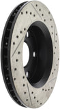 StopTech 07-13 Jeep Wrangler Drilled Right Front Rotor - 128.67068R