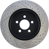 StopTech 05-09 Chrysler 300 (5.7L V8 exc SRT-8) Rear Right Slotted & Drilled Rotor - 127.63062R