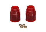 Energy Suspension 3-1/8in Bump Stop Set - Red - 9.9143R