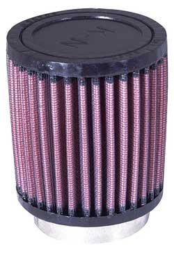 K&N Filter Universal Rubber Filter 2 1/4 inch Flange 3 1/2 inch OD 4 inch Height - RU-0600