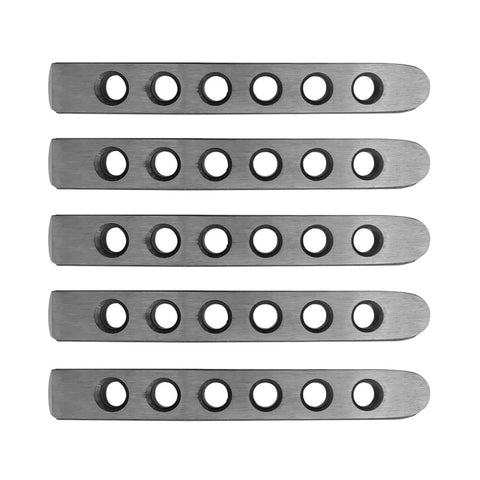 DV8 Offroad 2007-2018 Jeep JK Aluminum Stick On Door Handle Inserts - Set Of 5 - D-JP-190059-AL-5