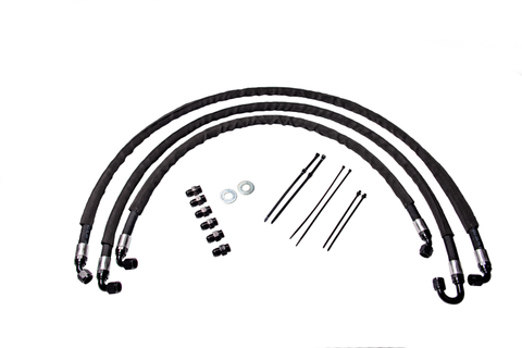 Fleece Performance 11-14 GM Duramax 2500/3500 Heavy Duty Trans Cooler Lines - FPE-TL-LML-1114