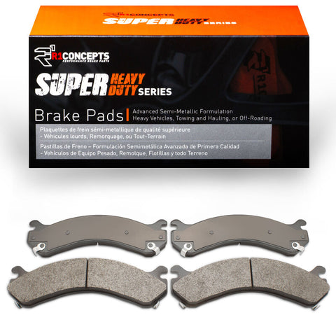 R1 01-10 GMC Sierra 3500 4WD Rear Super Duty Brake Pads - 2214-0909-00