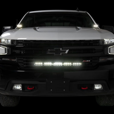 Putco 19-21 Chevy Silverado LD - Grille Brackets for PN 10030/11030 - 30in Curved - 2221