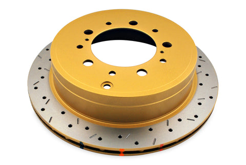 DBA 07+ Toyota LandCruiser 200 Series Rear Drilled and Slotted 4000 Series Rotor - 42723XS