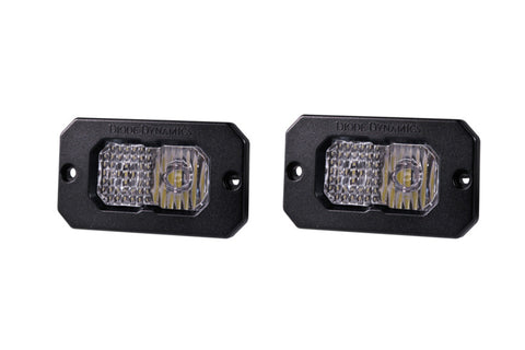 Diode Dynamics Stage Series 2in LED Pod Sport - White Combo Flush WBL (Pair) - DD6726P