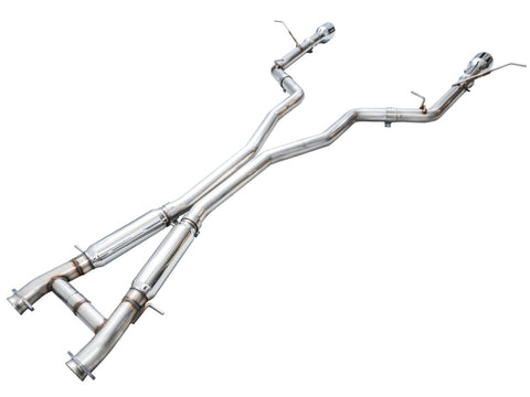 AWE Tuning 18-23 Dodge Durango SRT & Hellcat Track Edition Exhaust - Chrome Silver Tips - 3020-32952