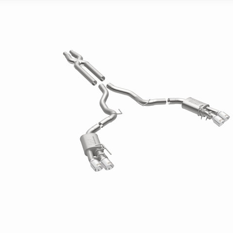 MagnaFlow SYS Cat-Back 2018 Ford Mustang GT 5.0L Competition Dual Exit Polished 4in Tips - 19368