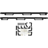 Westin/HDX 17-18 Ford F-250/350 Crew Cab (6.75ft Bed) Stainless Drop Nerf Step Bars - Textured Black - 56-5340252