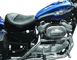Mustang 82-03 Harley Sportster Wide Touring Solo Seat - Black - 75759