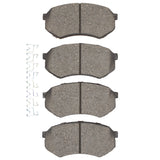 DFC 88-04 Toyota Tacoma Front 4000 Hybridynamic Brake Pads - 4000-0433-00