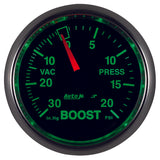 Autometer GS 52mm 30 in Hg/20 psi Mechanical Vacuum/Boost Gauge - 3807