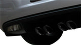 Corsa 2009-2013 Chevrolet Corvette C6 6.2L V8 Black Sport Axle-Back Exhaust - 14108BLK